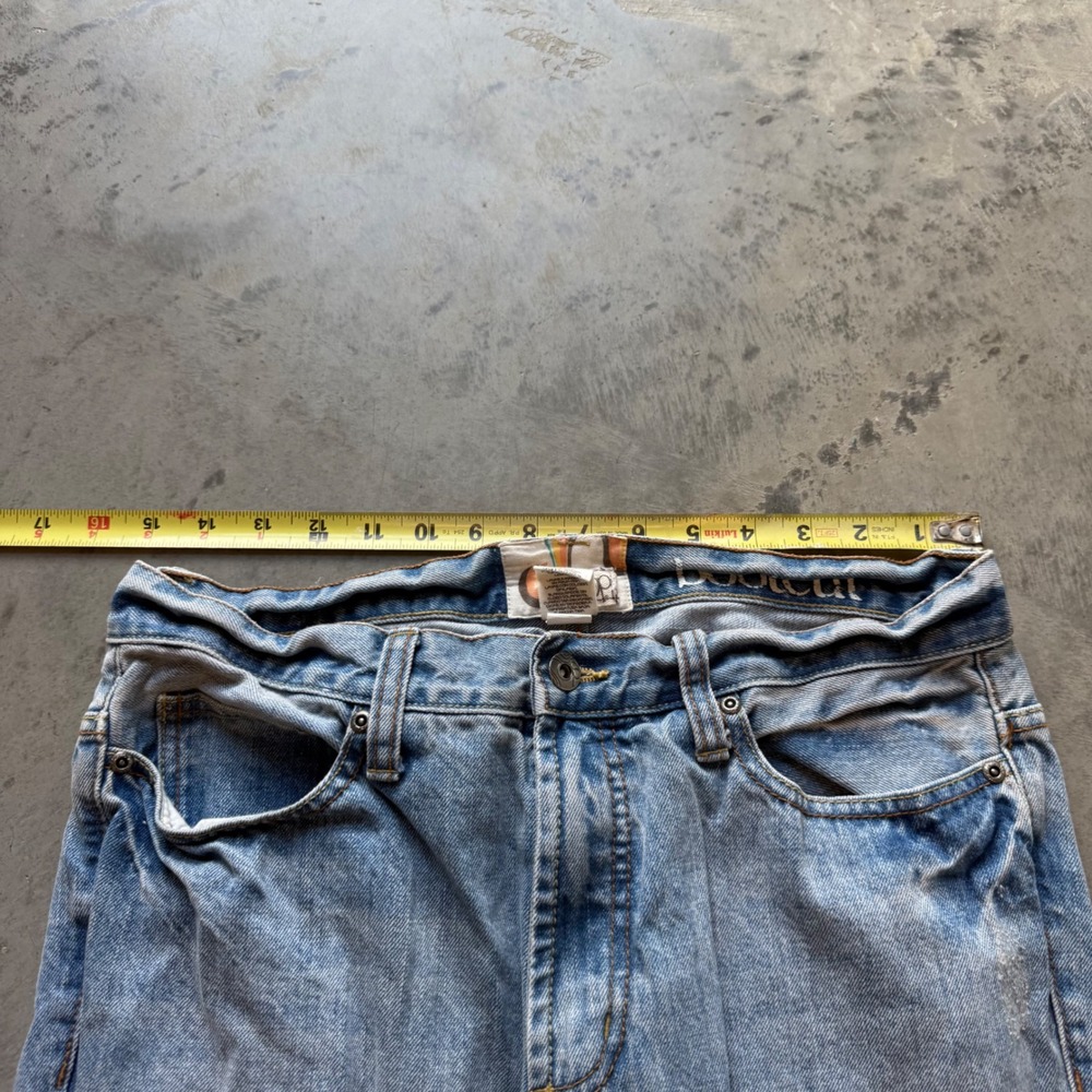 Ocean Pacific OP Mens Bootcut Jeans Light Wash Denim 30x32 Classic Fit - Picture 4 of 7